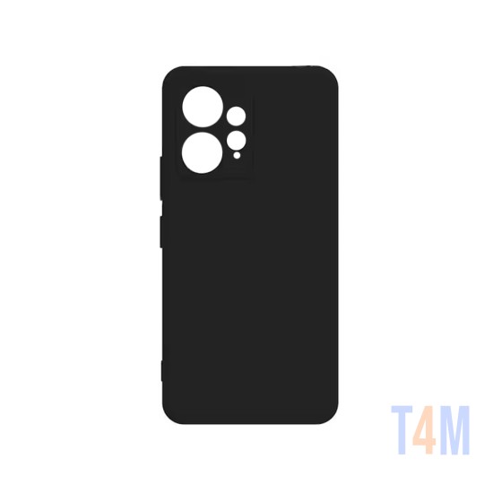 Capa de Silicone com Moldura de Câmera para Xiaomi Redmi Note 12 4g Preto